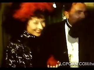 Beautiful dark-haired bi-atch in antique movie